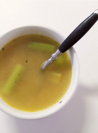 the dish: celery soup