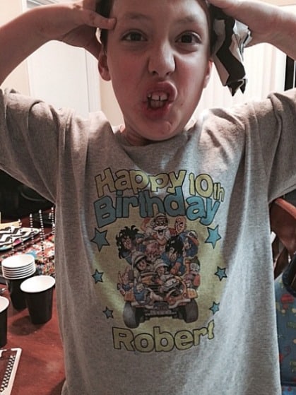 Happy 10th Birthday Robert