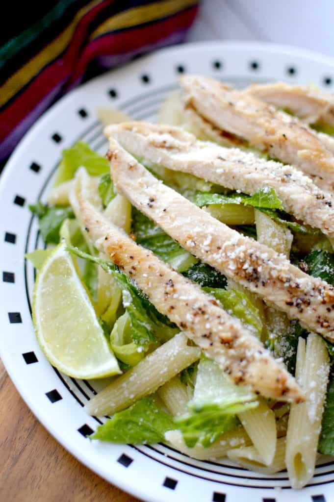 Lime Chicken Pasta Salad