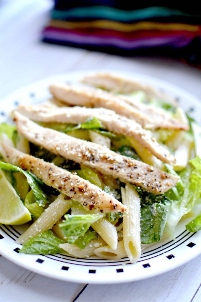 Lime Chicken Pasta Salad