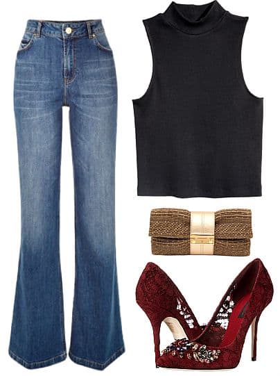 Three Ways To Style Flared Jeans