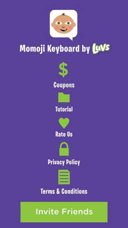 Luvs New Momojis Keyboard + Win a $100 Amex Gift Card & Luvs Diapers