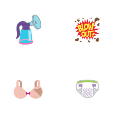 Luvs New Momojis Keyboard + Win a $100 Amex Gift Card & Luvs Diapers