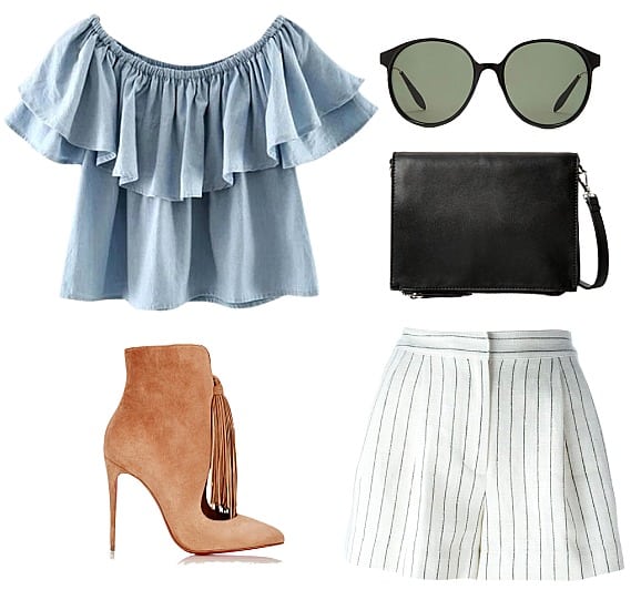 Three Ways To Style A Off-The-Shoulder Top 