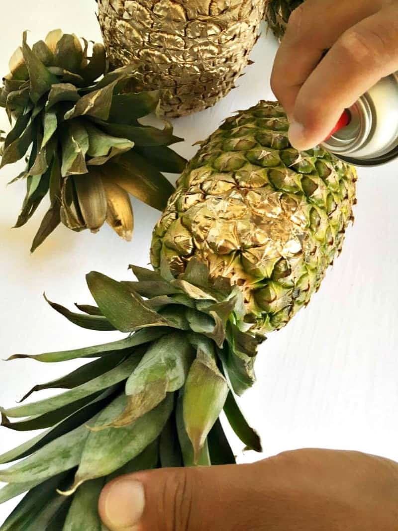 DIY Pineapple Vase