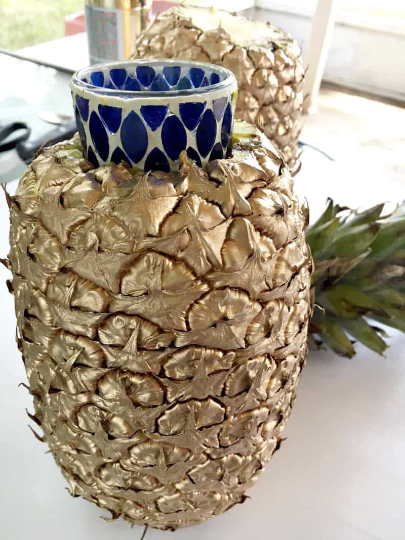 DIY Pineapple Vase