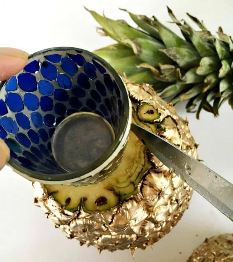 DIY Pineapple Vase