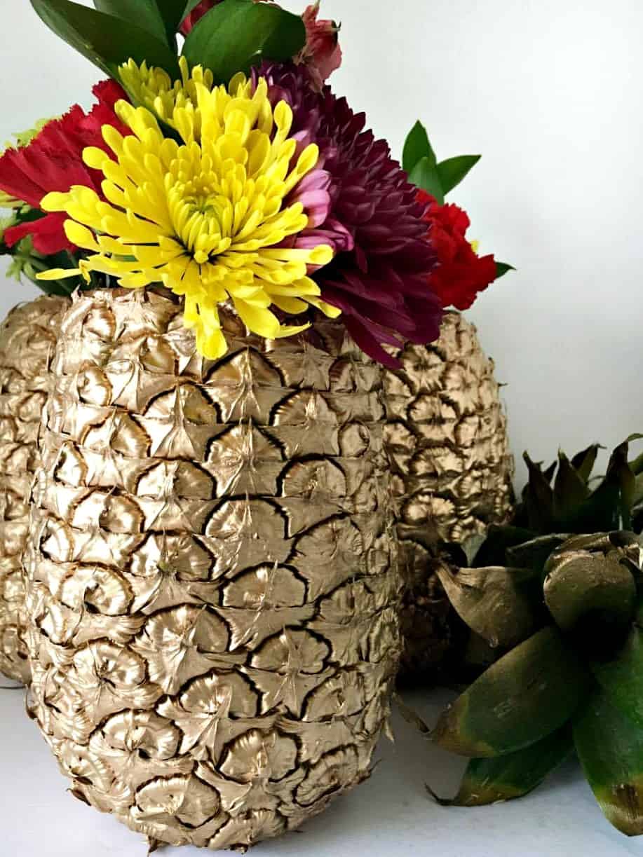 DIY Pineapple Vase