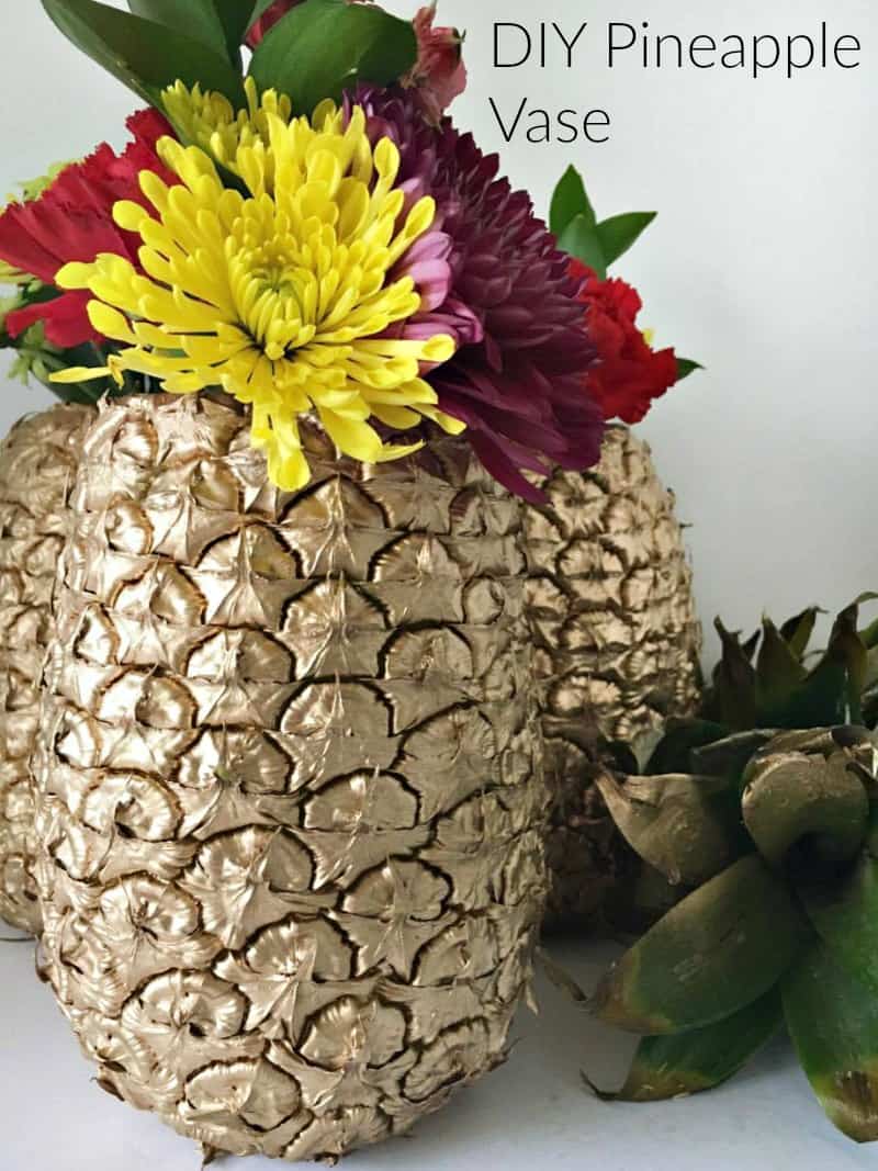 DIY Pineapple Vase