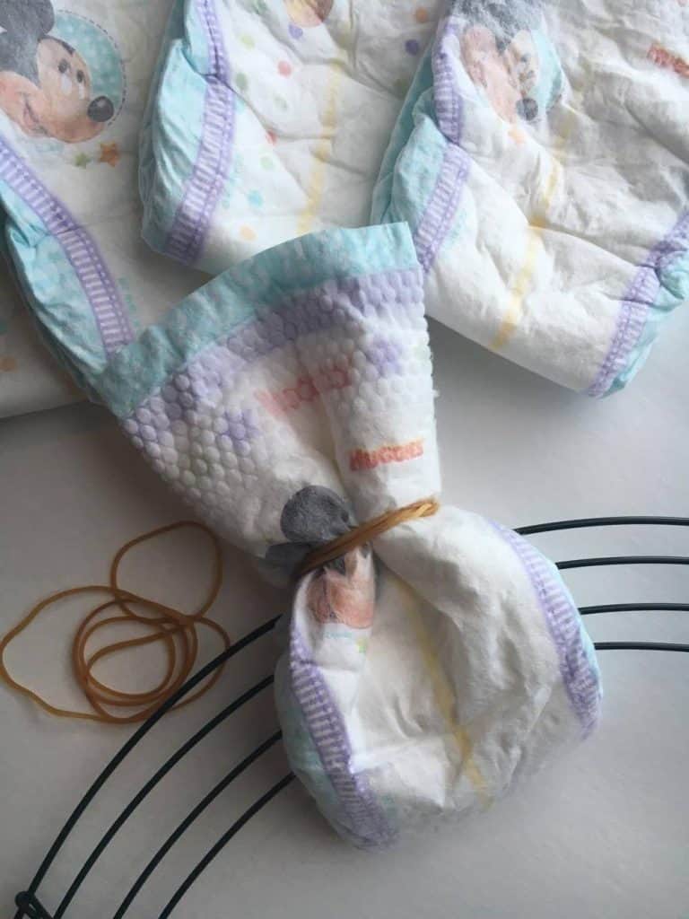 DIY Diaper Wreath