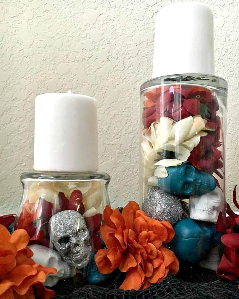 DIY Dia De Lo Muerto Inspired Centerpiece + Cilantro Jalapeño Sauce Recipe