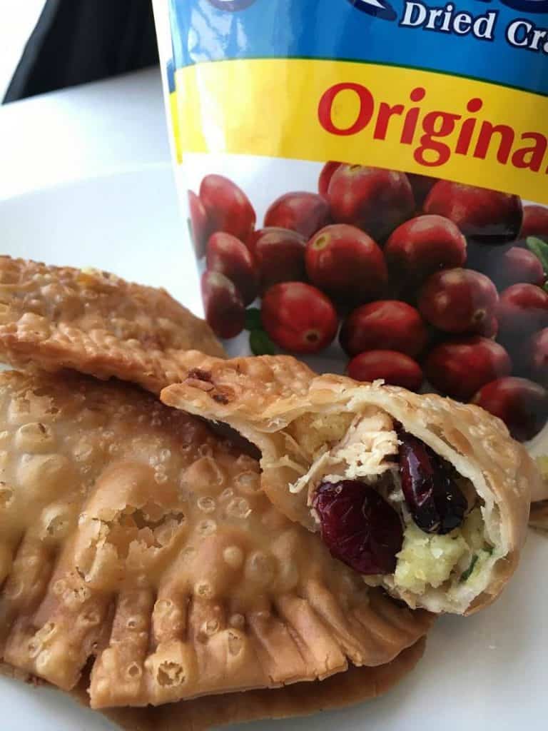 Turkey, Stuffing & Cranberry Empanadas