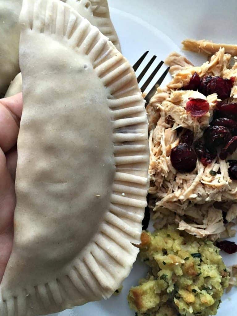 Turkey, Stuffing & Cranberry Empanadas