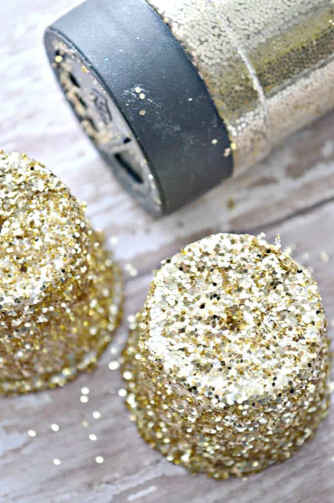 DIY Glitter K-Cup Lights