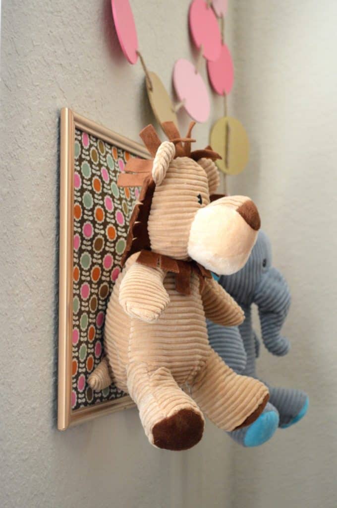 DIY Framed Stuffed Animal