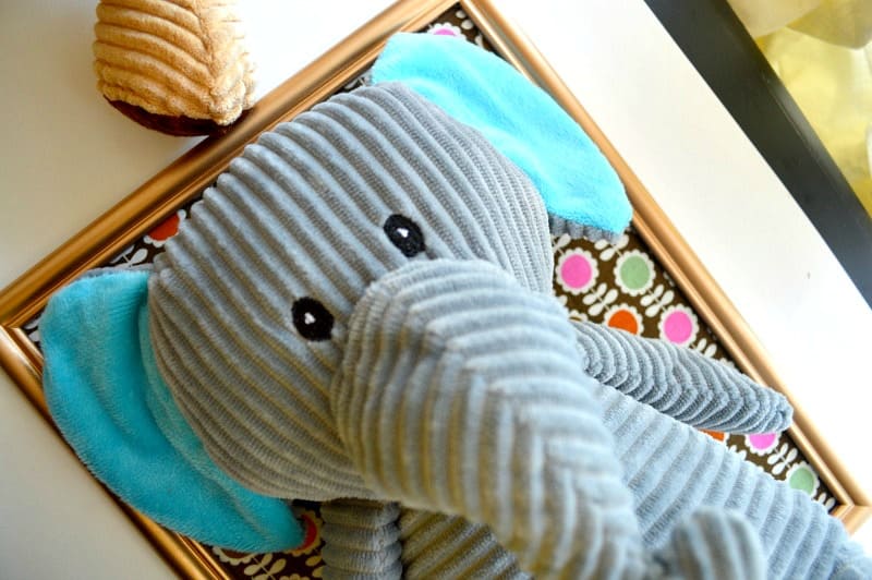 DIY Framed Stuffed Animal