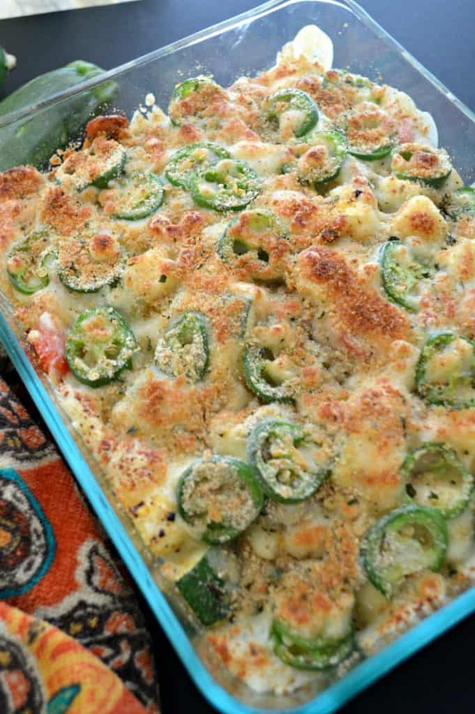 Jalapeño & Chicken Zucchini Casserole