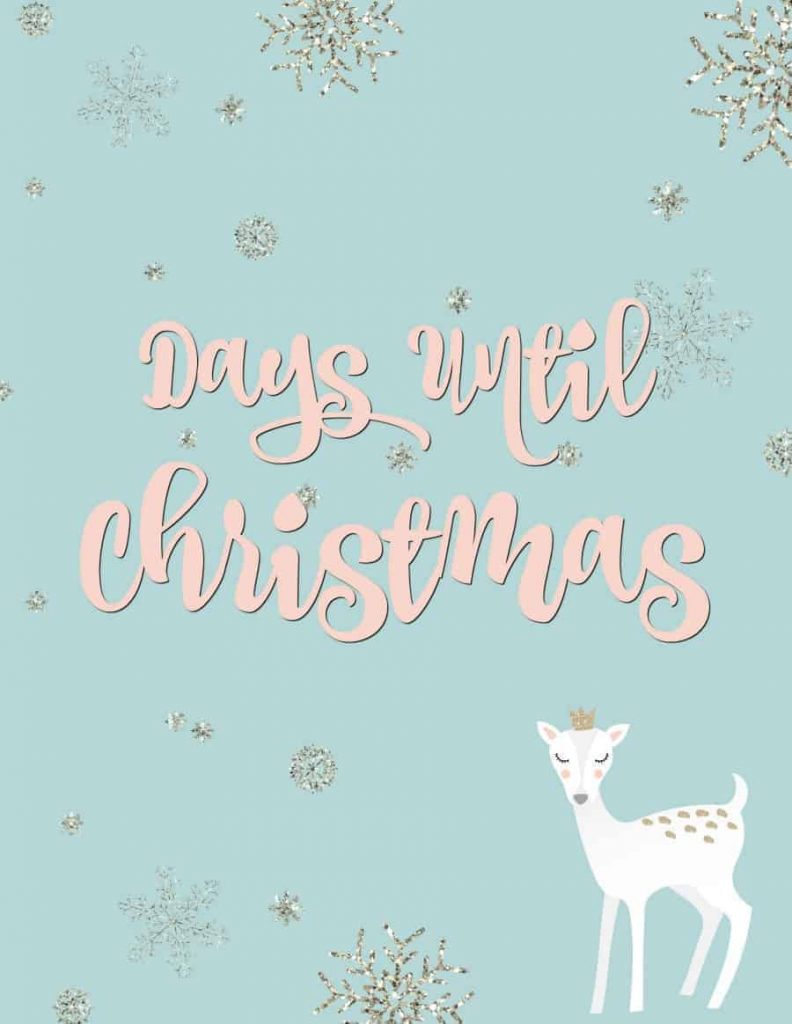 Free Christmas Countdown Printable 