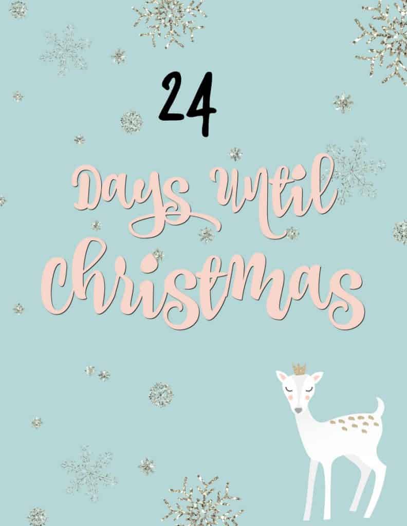 Free Christmas Countdown Printable 