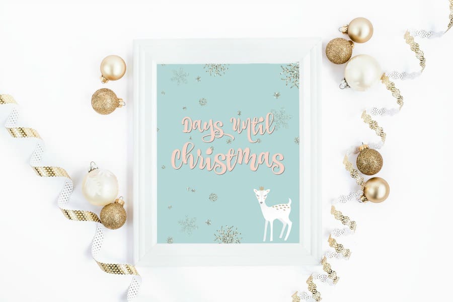 Free Christmas Countdown Printable 