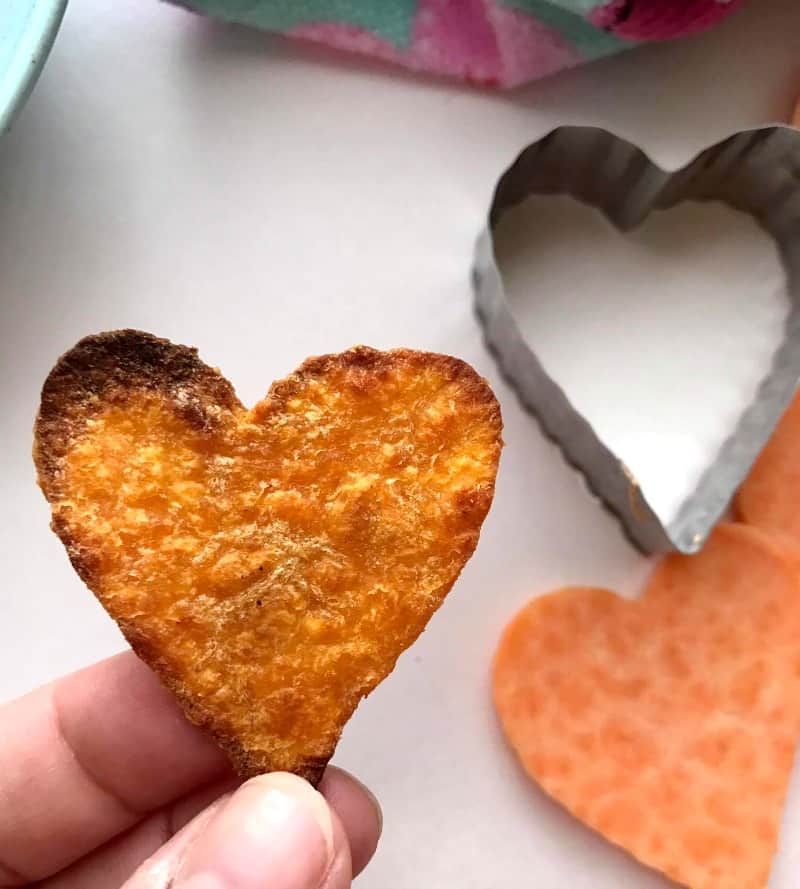 Chocolate Sweet Potato Hearts