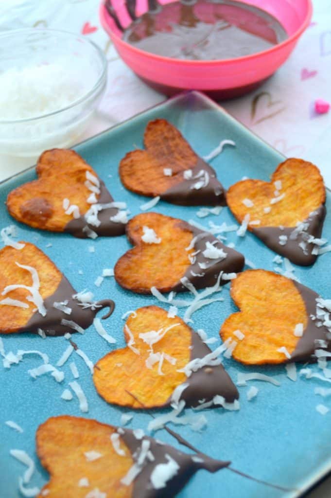 Chocolate Sweet Potato Hearts