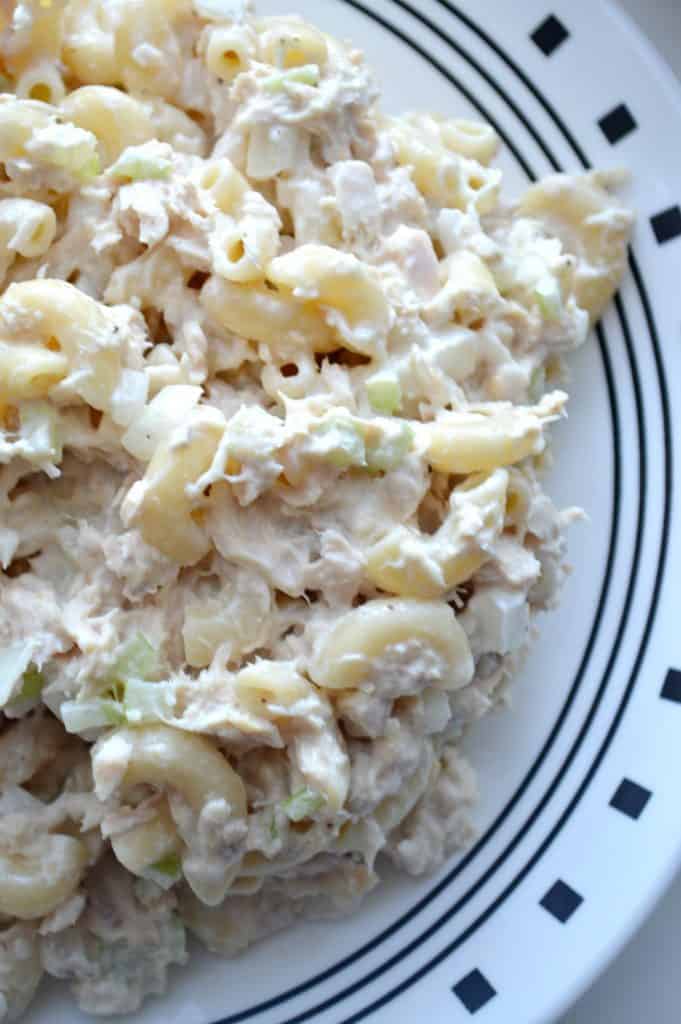 old fashioned tuna pasta salad