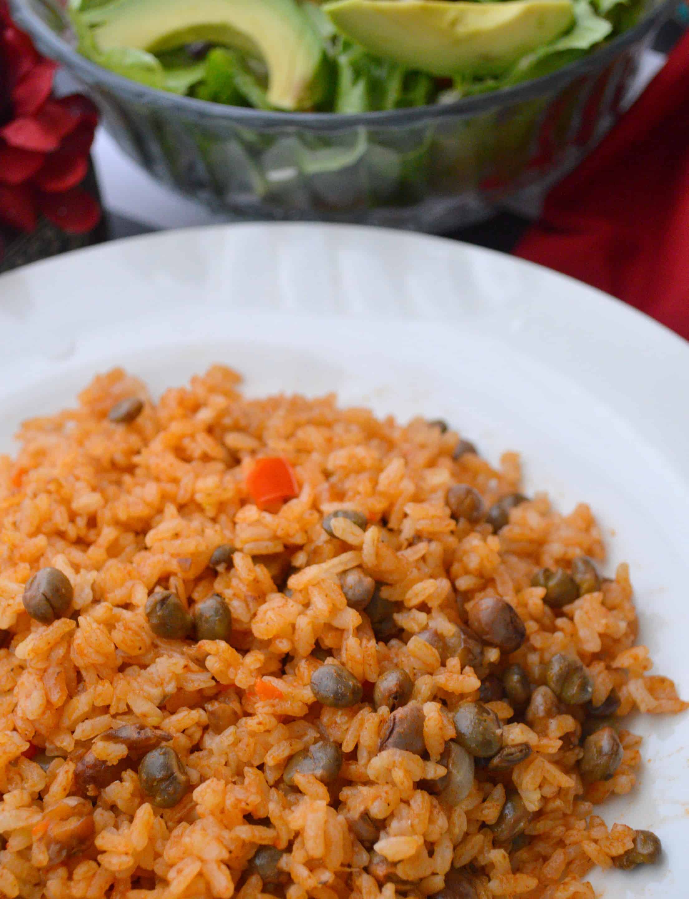 Quick & Easy To Make Arroz Con Gandule Using Liquid Coconut Oil