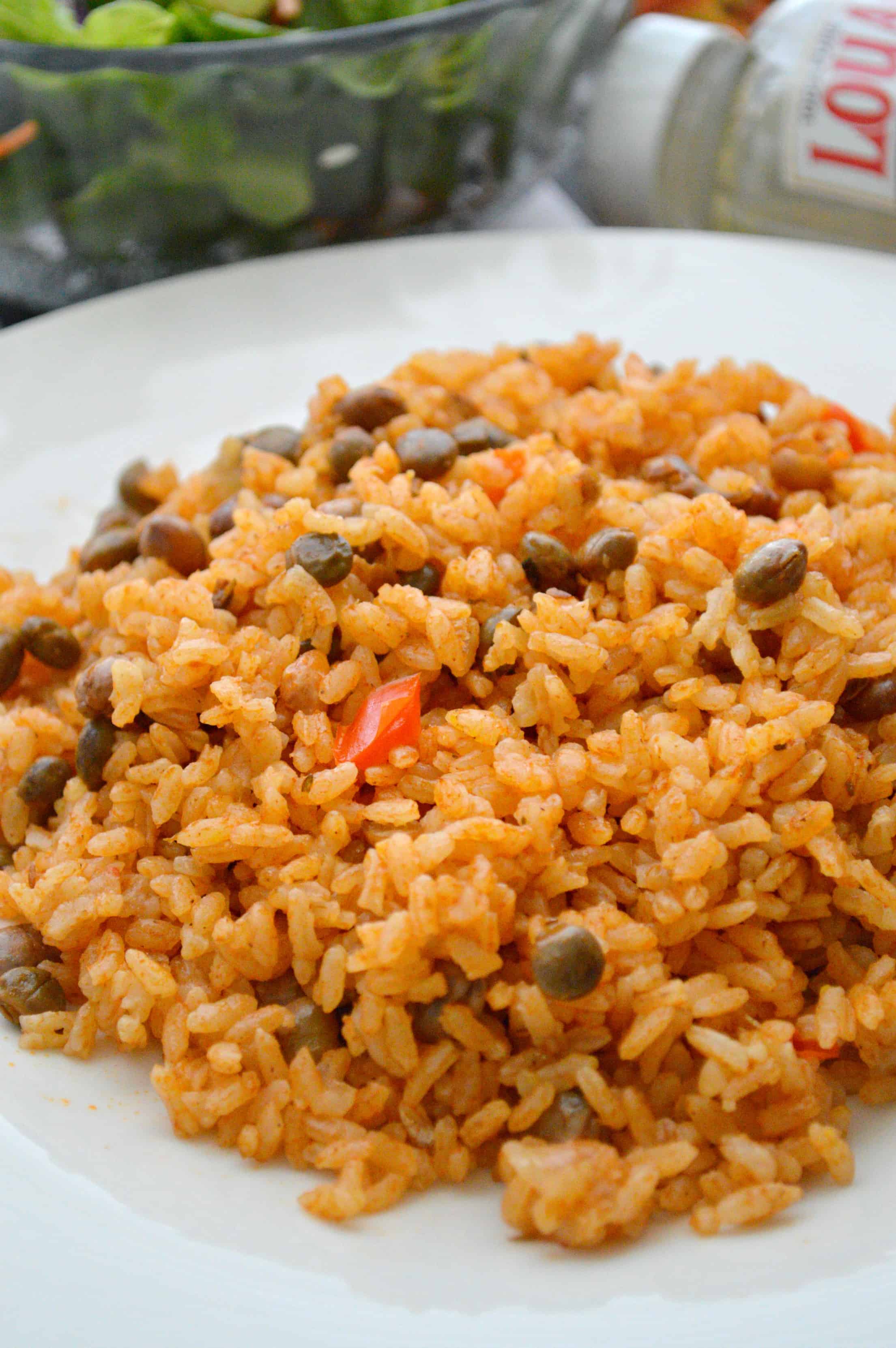 Quick & Easy To Make Arroz Con Gandule Using Liquid Coconut Oil