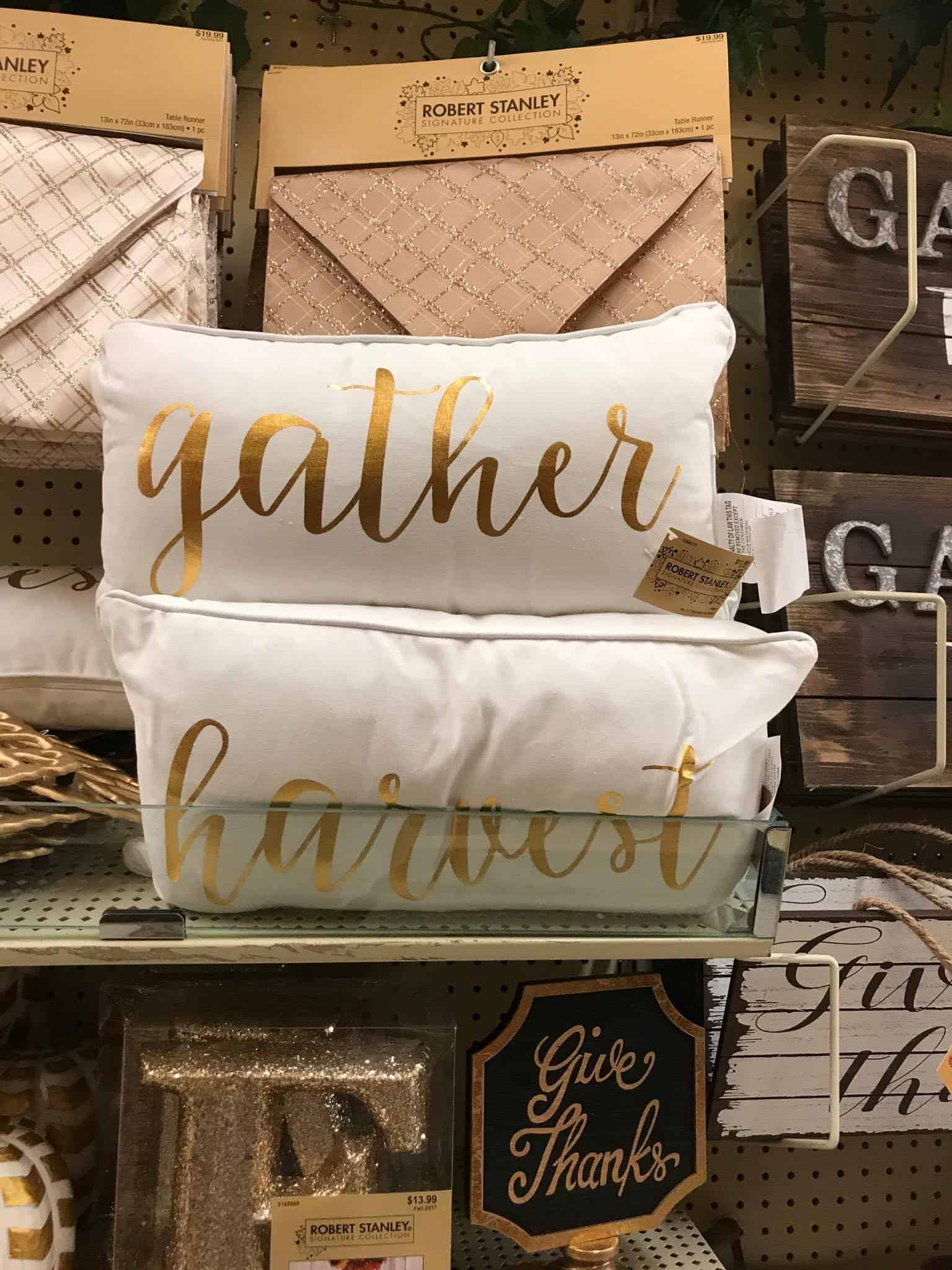 Hobby lobby fall pillows sale