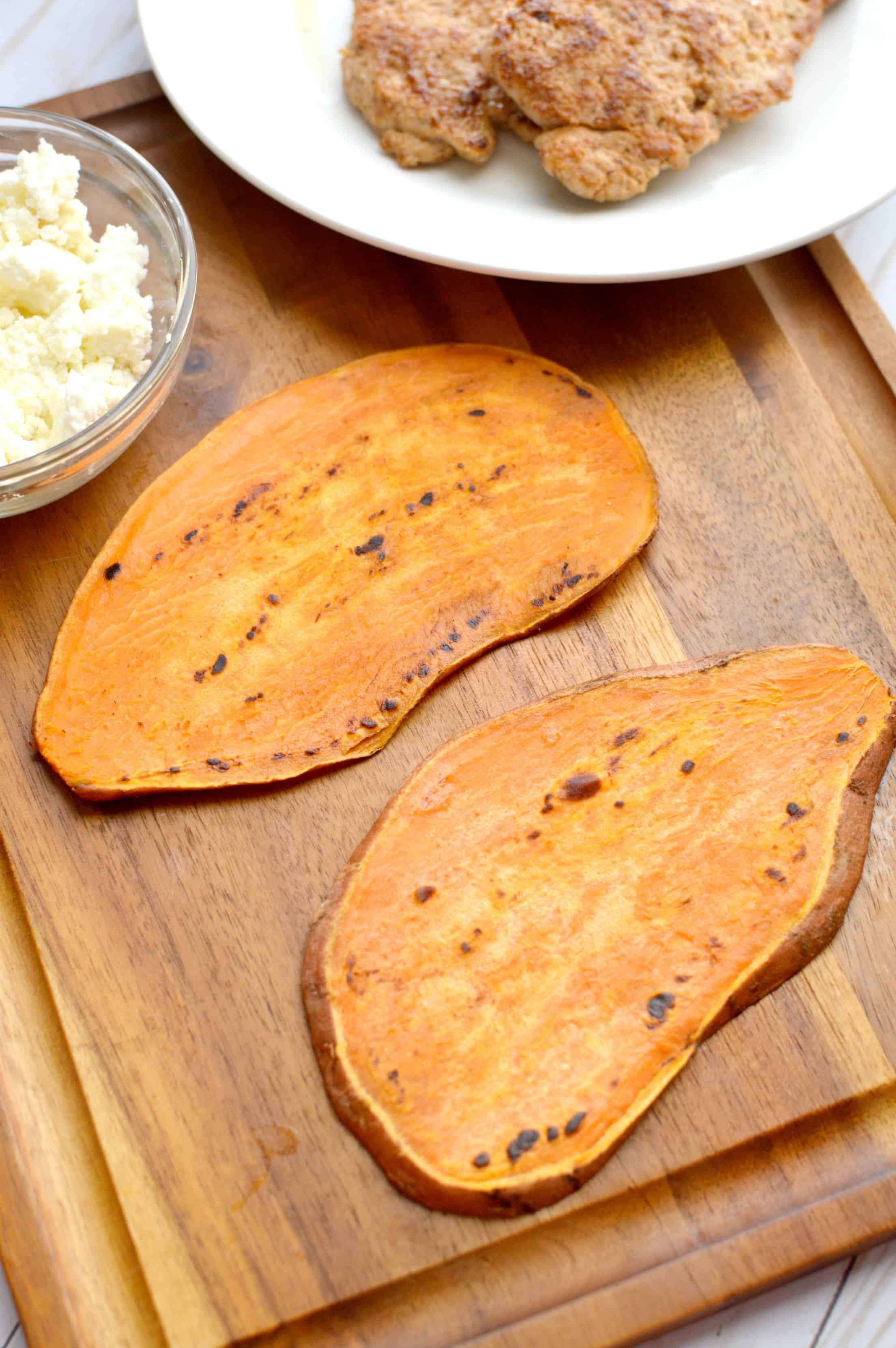 Blackened Turkey Patty On Sweet Potato Toast