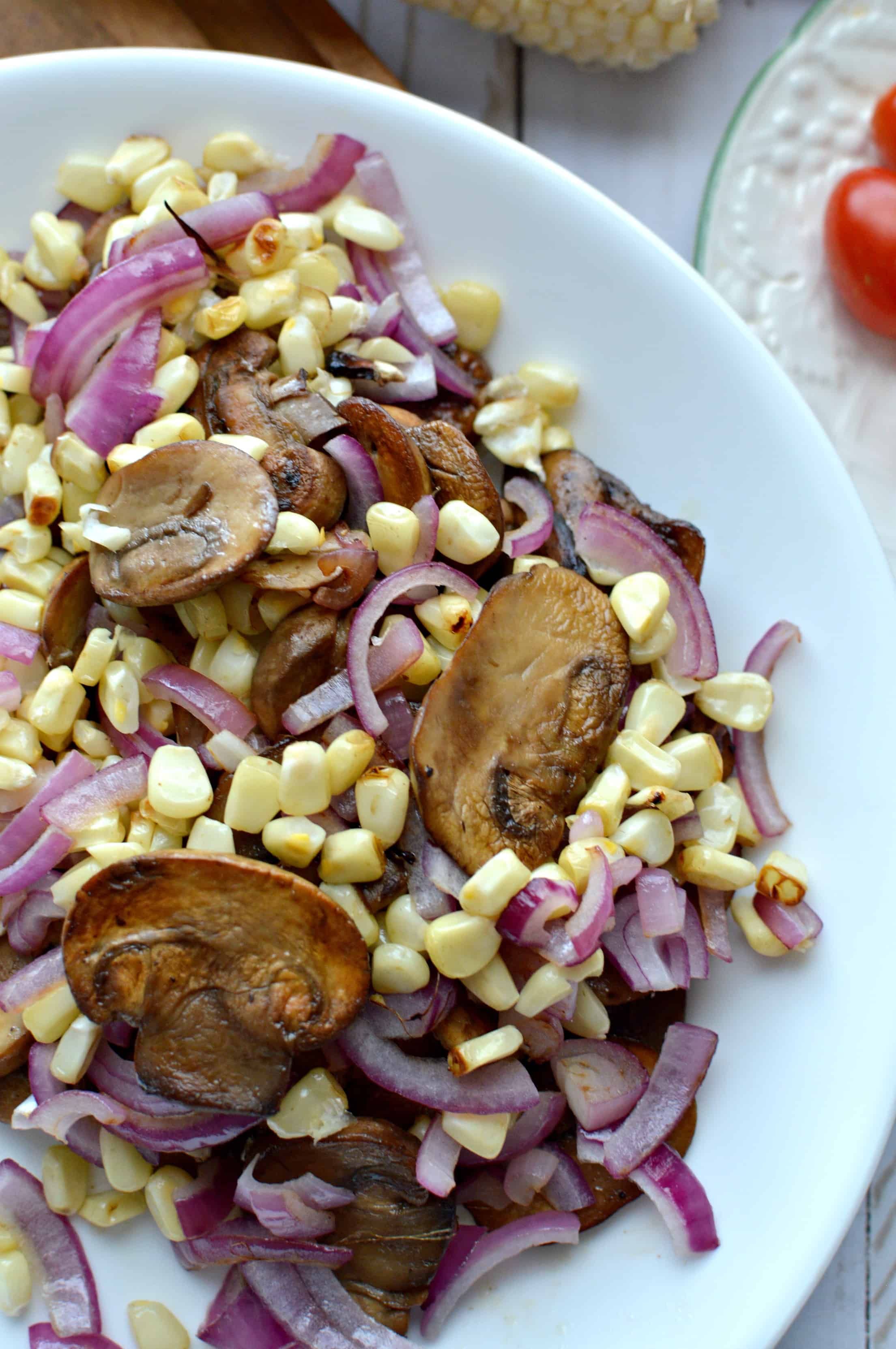 How I Get It All Done + Easy To Make Mushroom & Corn Salad