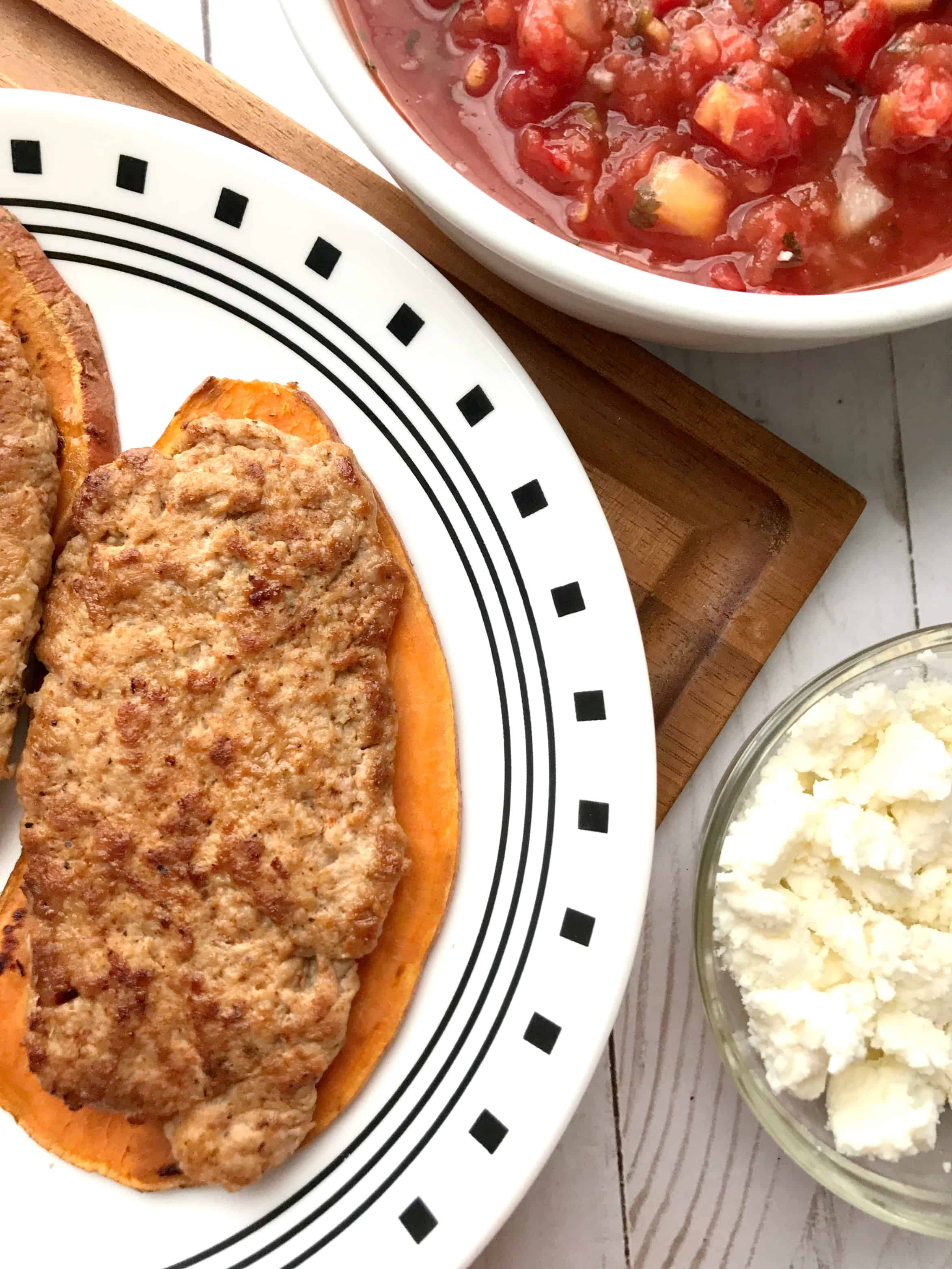 Blackened Turkey Patty On Sweet Potato Toast