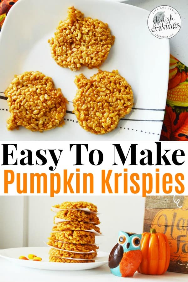 Easy To Make Pumpkin Krispies