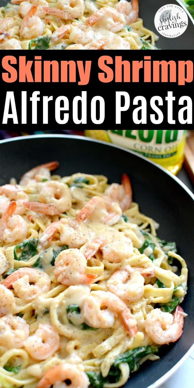 skinny cajun shrimp fettuccine alfredo