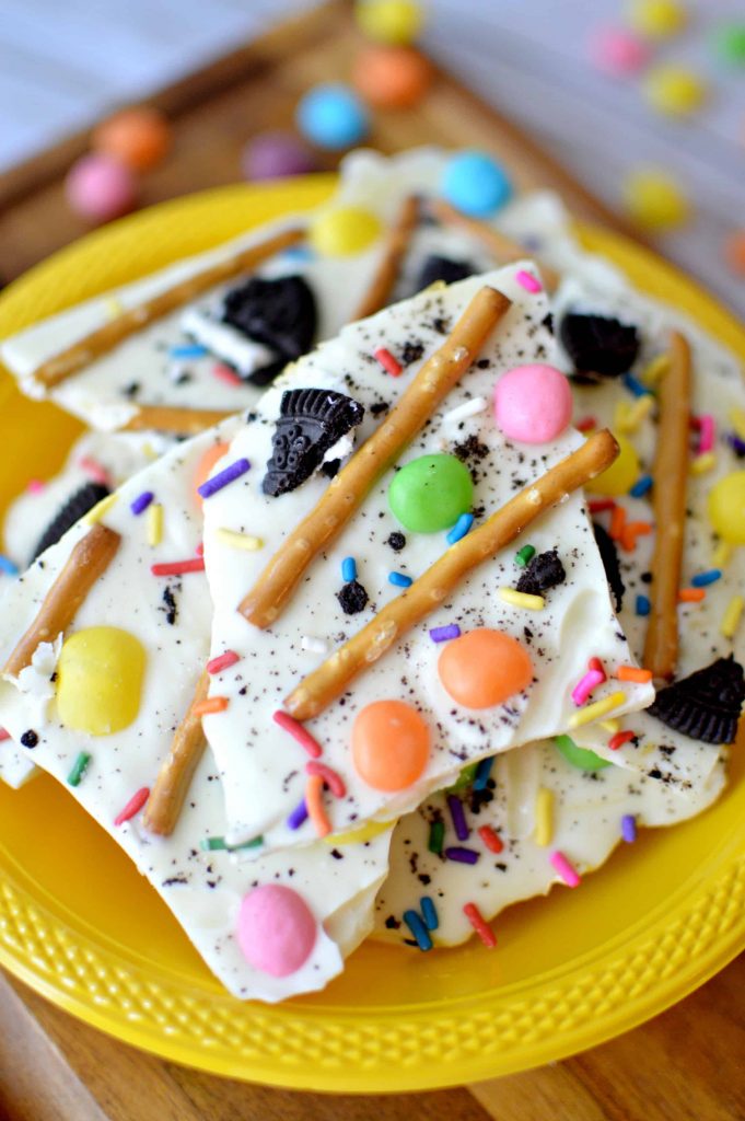 white chocolate Easter bark