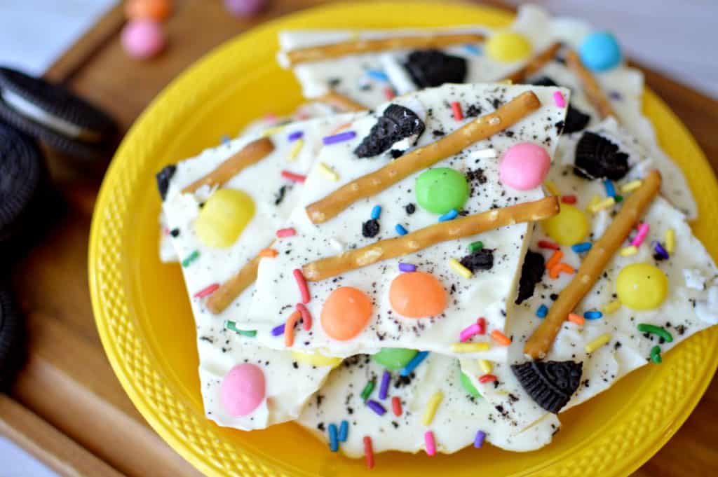 white chocolate Easter bark