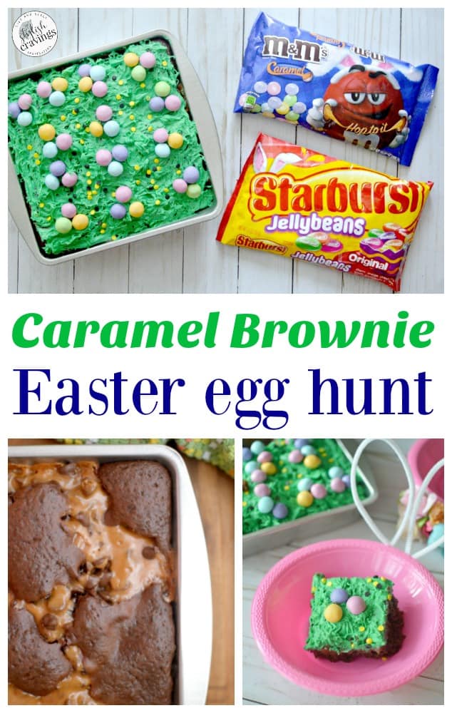 Caramel Brownie Easter Egg Hunt