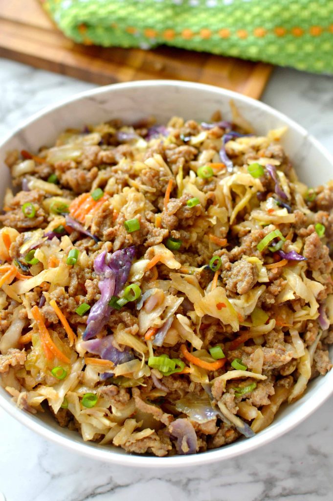 Low Carb Easy To Make Egg Roll In A Bowl