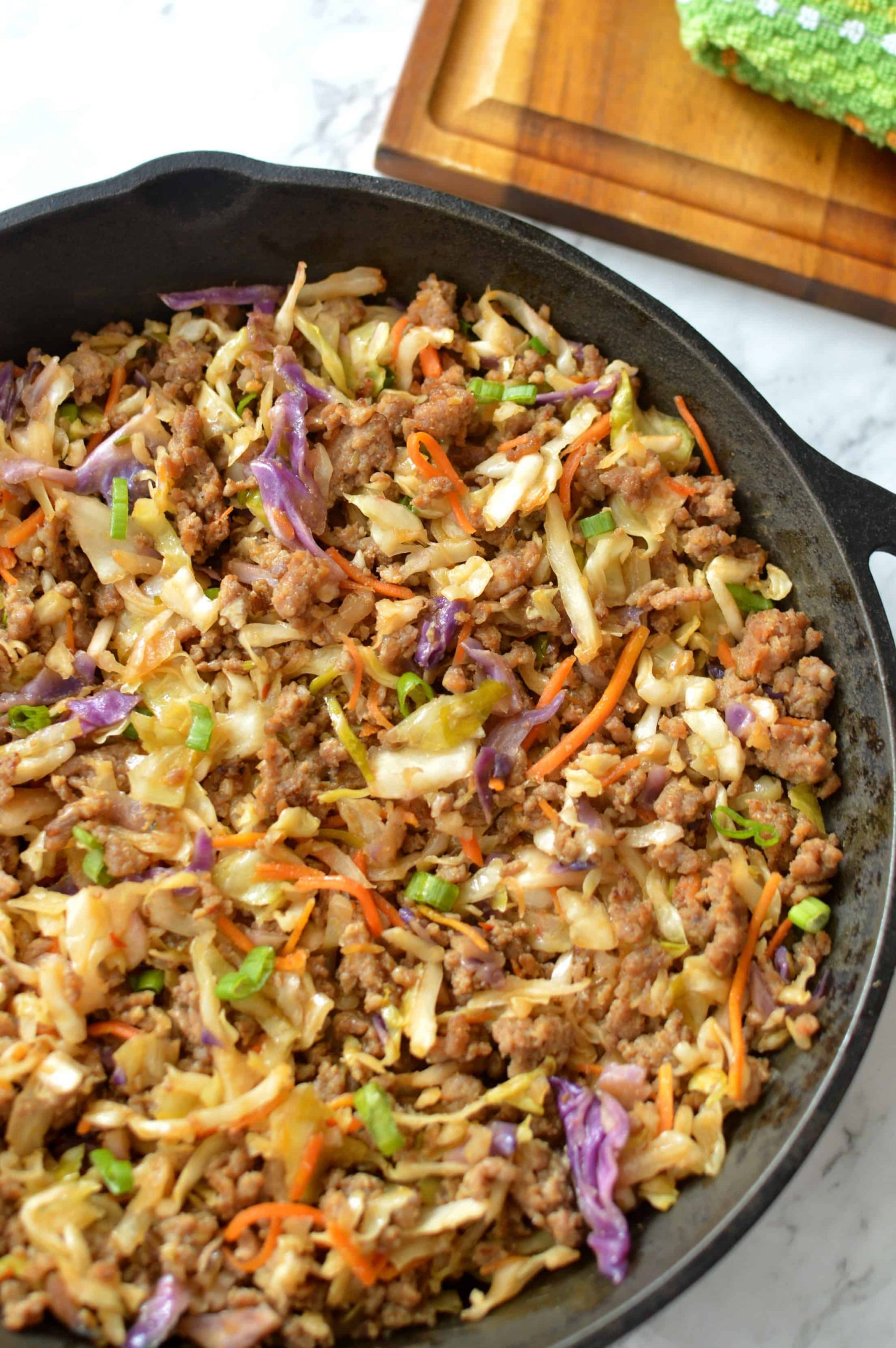 LOW-CARB EASY TO MAKE EGG ROLL IN A BOWL-image