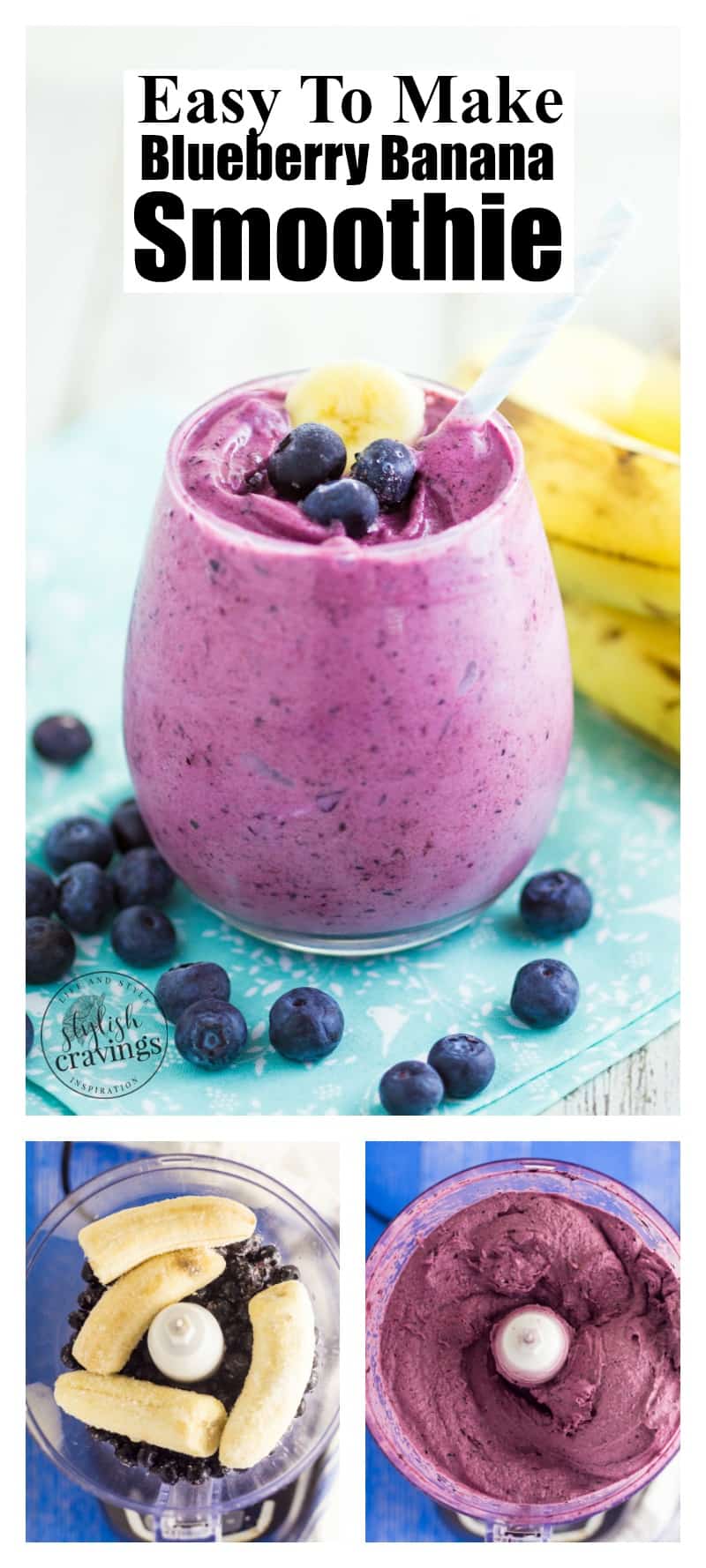 Easy Blueberry Banana Smoothie Recipe