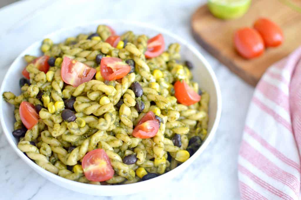 jalapeno pesto pasta salad