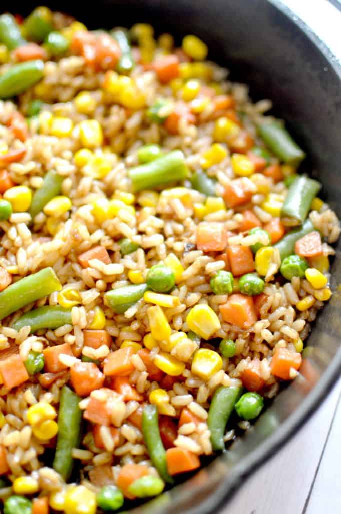 Easy To Make Veggie Fried Rice