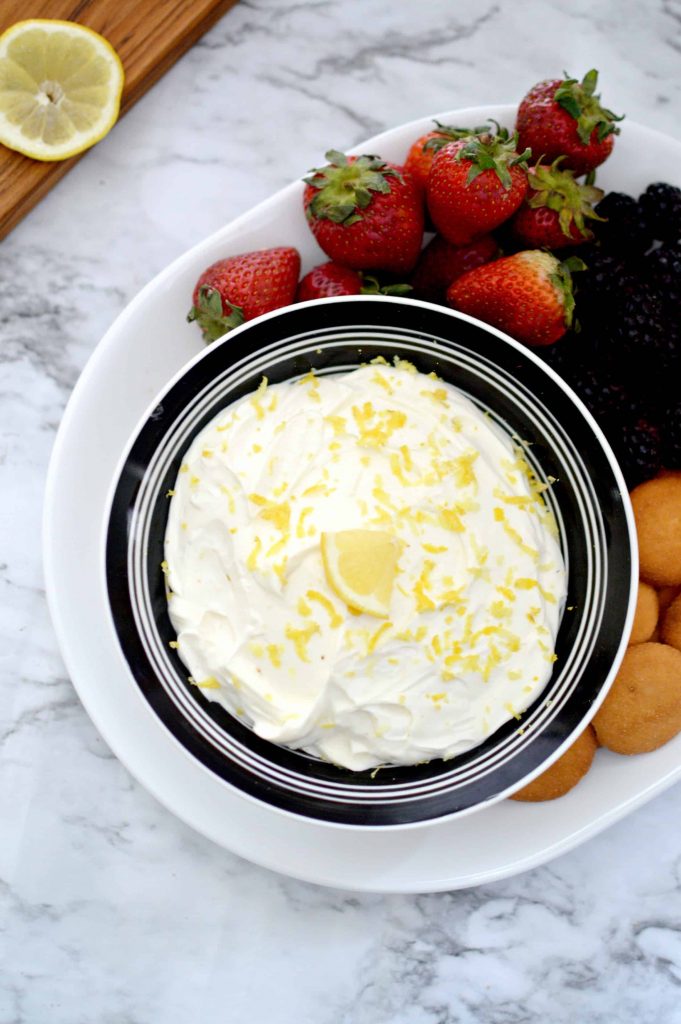 Easy Lemon Cheesecake Dip