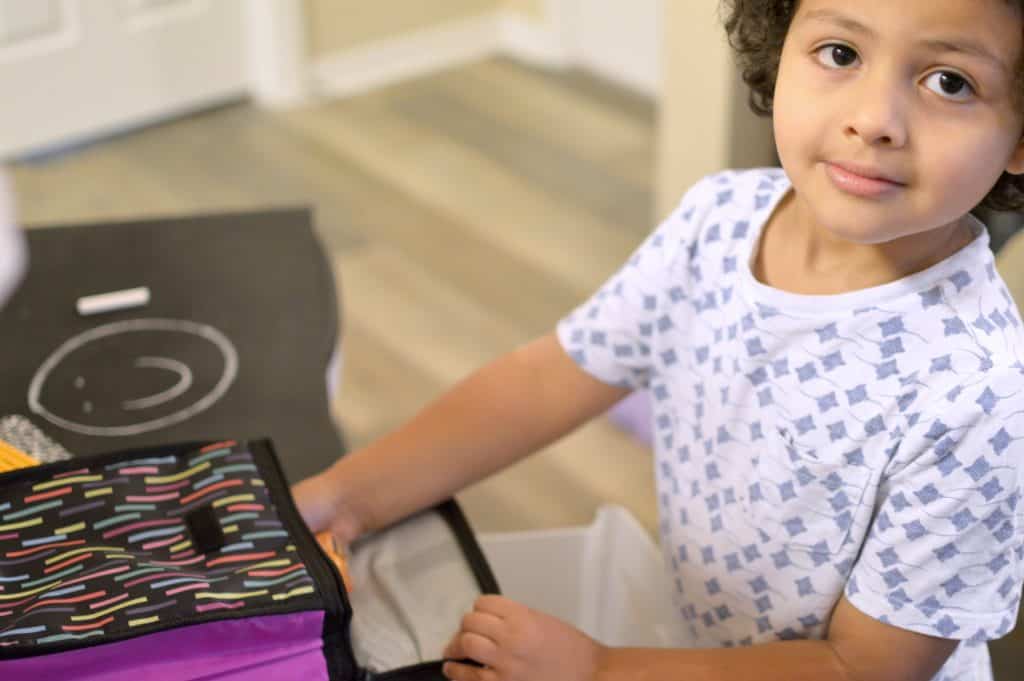 DIY Lunch Box Station