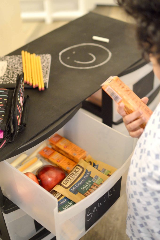 DIY Lunch Box Station