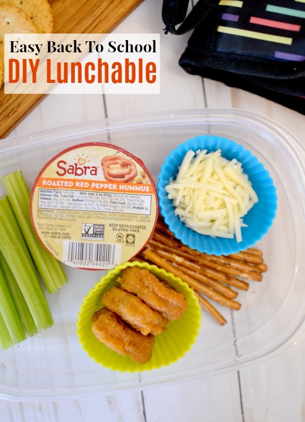 Healthy DIY Pizza Lunchables for back to school