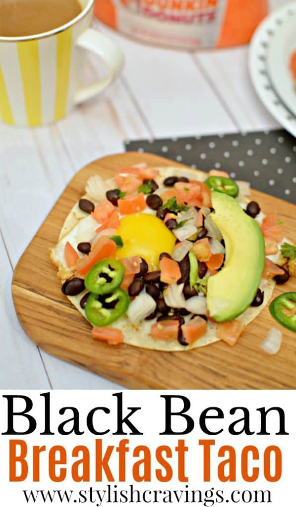 Black Bean Breakfast Taco