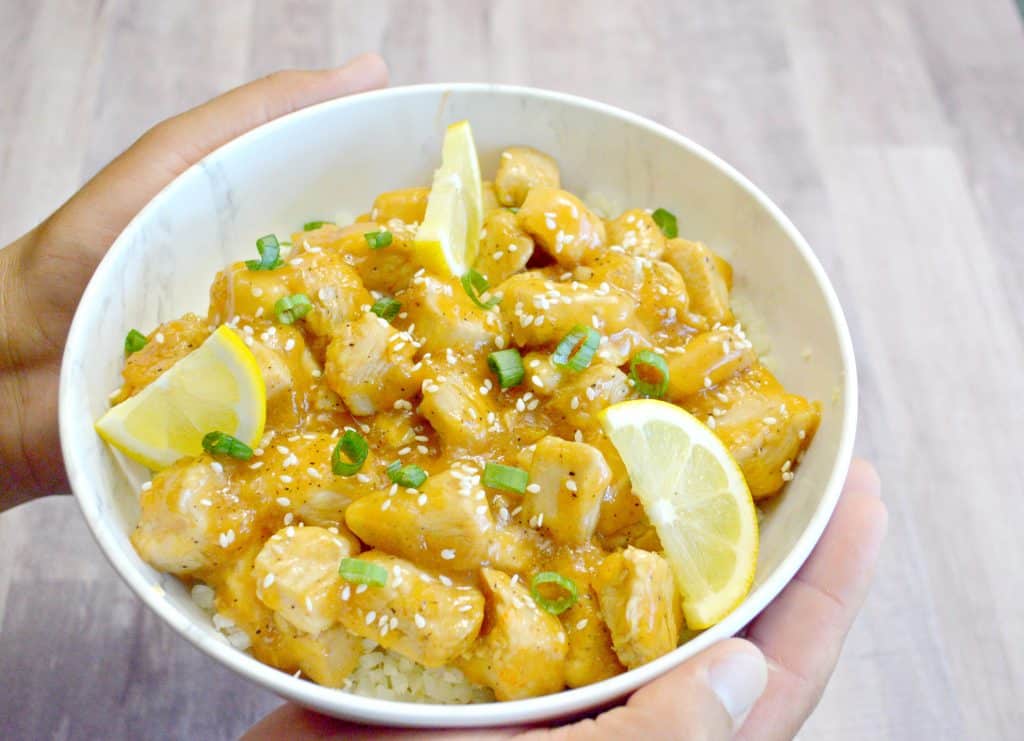 Easy Skinny Honey Lemon Chicken