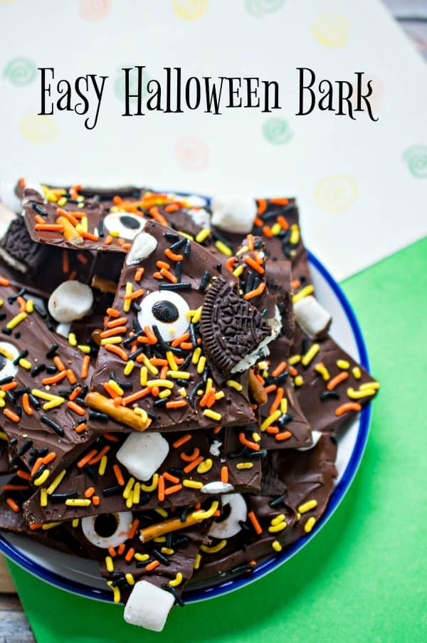 Easy To Make Halloween Bark